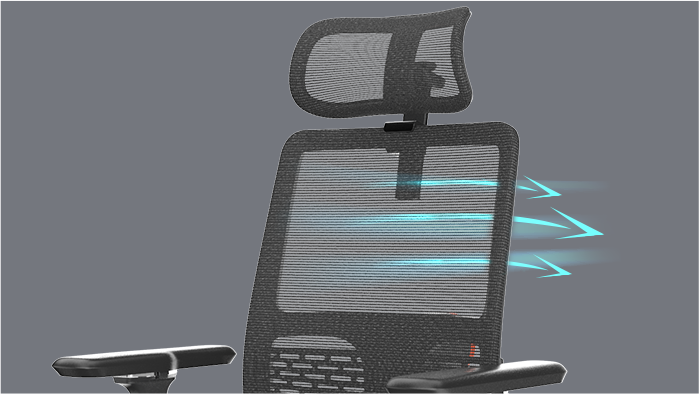 NEWTRAL MagicH ブラック Ergonomic Office Chair with Neck and Back Support - Newtral